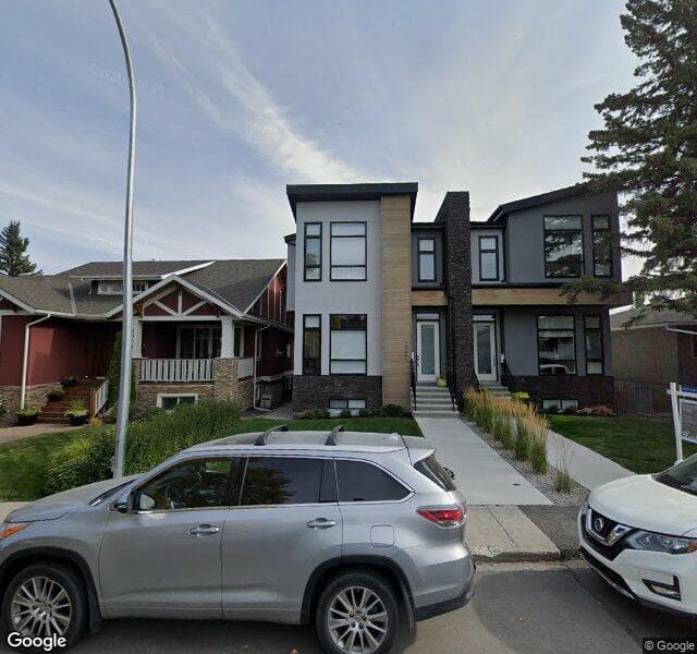 Street view of 3032 34 Street SW, Calgary