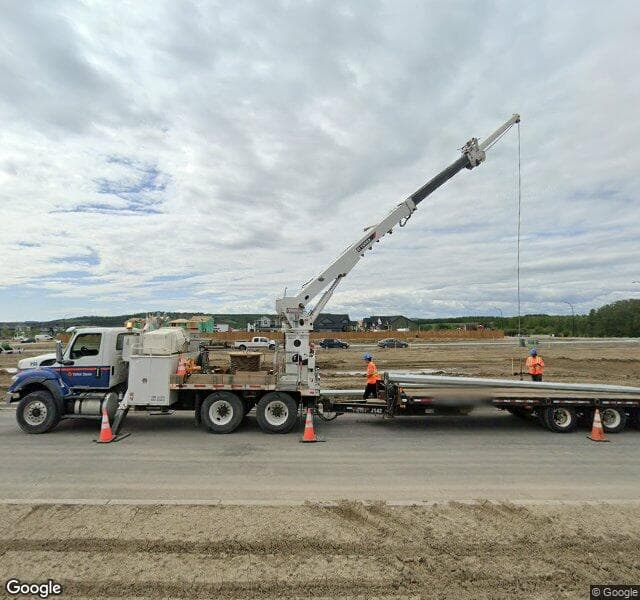 Street view of 160 Creekside Terrace SW, Calgary