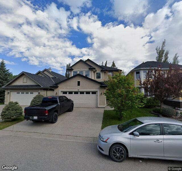 Street view of 18 Cranleigh Green SE, Calgary