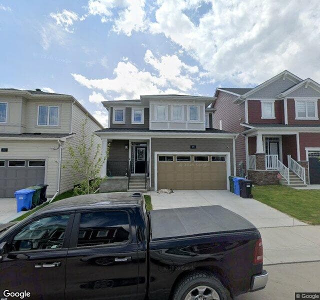 Street view of 140 Yorkstone Heights SW, Calgary