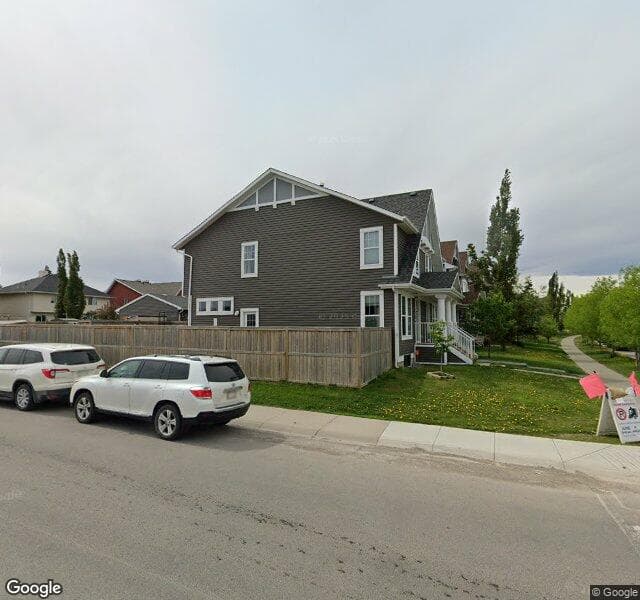 Street view of 105 Auburn Springs Boulevard SE, Calgary