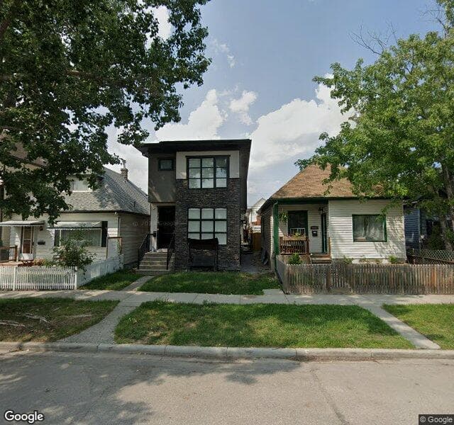 Street view of 1018 20 Avenue SE, Calgary