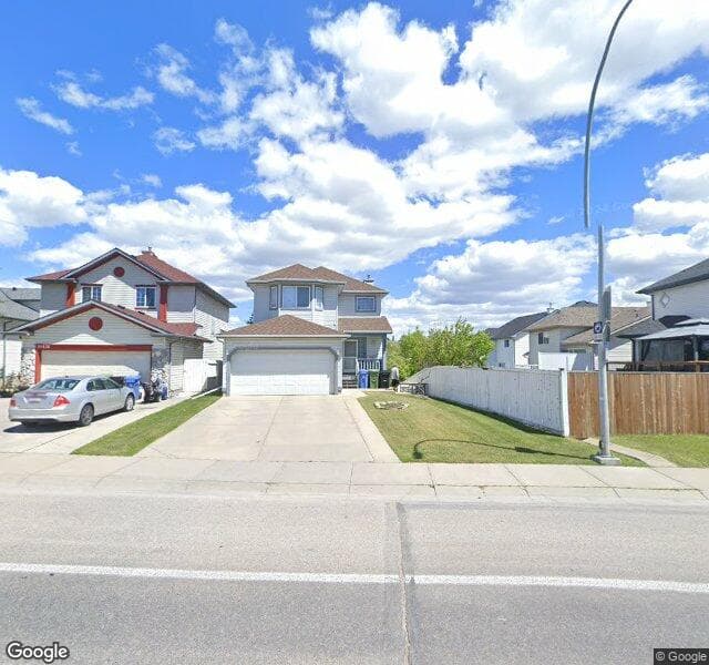 Street view of 10434 Hidden Valley Drive NW, Calgary