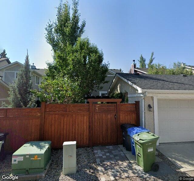 Street view of 166 Somme Avenue SW, Calgary
