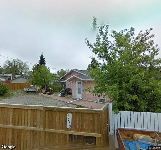 Street view of 1539 Rouleau Crescent SE, Calgary