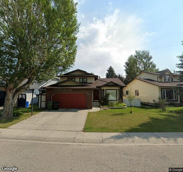 Street view of 155 Wood Valley Rise SW, Calgary
