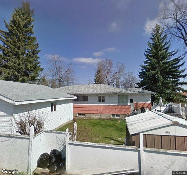 Street view of 331 Hendon Drive NW, Calgary