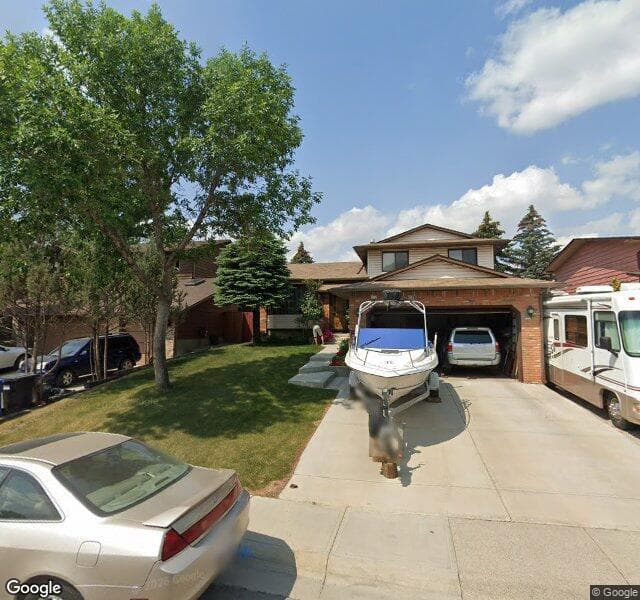 Street view of 16 Castlebury Way NE, Calgary