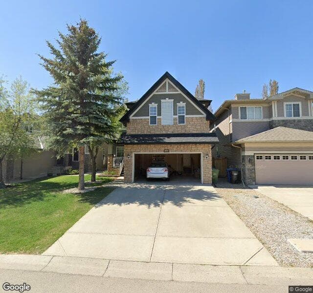 Street view of 120 Panamount Green NW, Calgary
