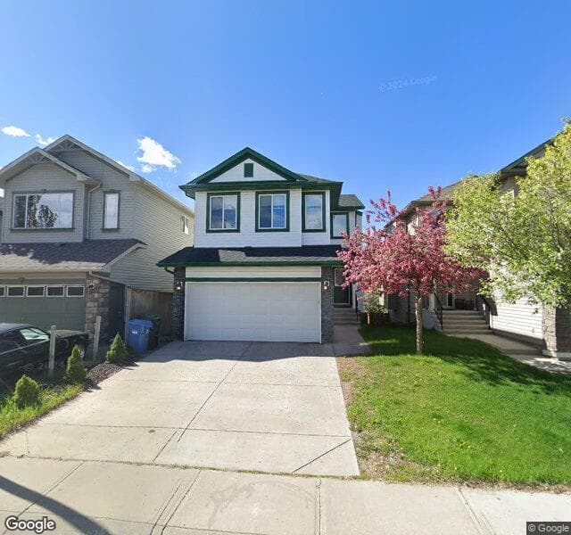 Street view of 222 Cranwell Bay SE, Calgary