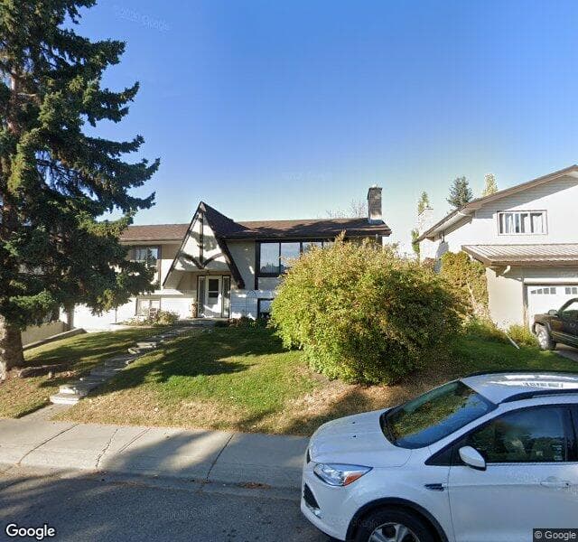 Street view of 10639 Brackenridge Road SW, Calgary