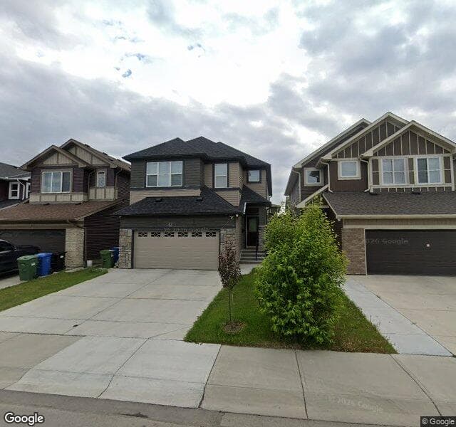 Street view of 68 Savanna Grove NE, Calgary