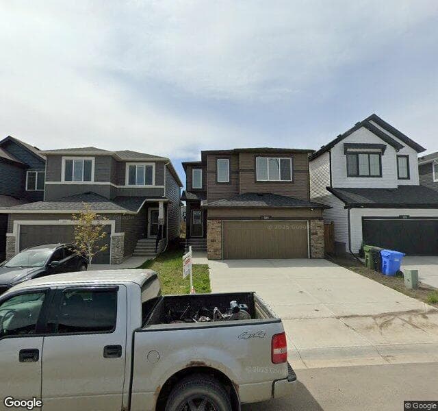 Street view of 105 Creekstone Path SW, Calgary