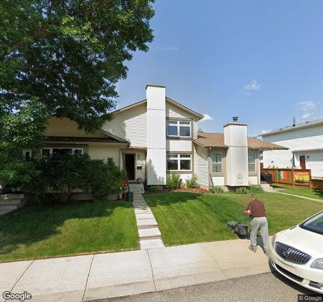 Street view of 107 Deerview Way SE, Calgary
