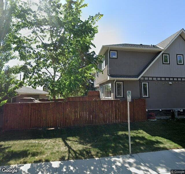 Street view of 1843 17 Street NW, Calgary
