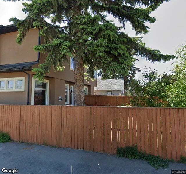 Street view of 1512 18 Avenue NW, Calgary
