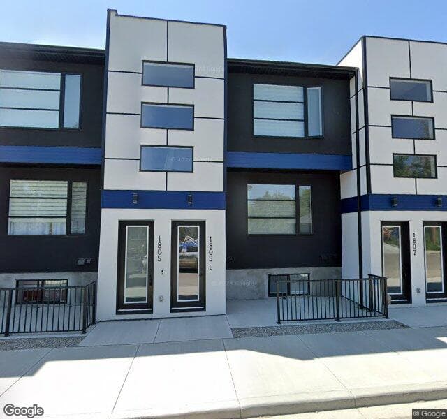 Street view of 1004 17 Avenue NW, Calgary