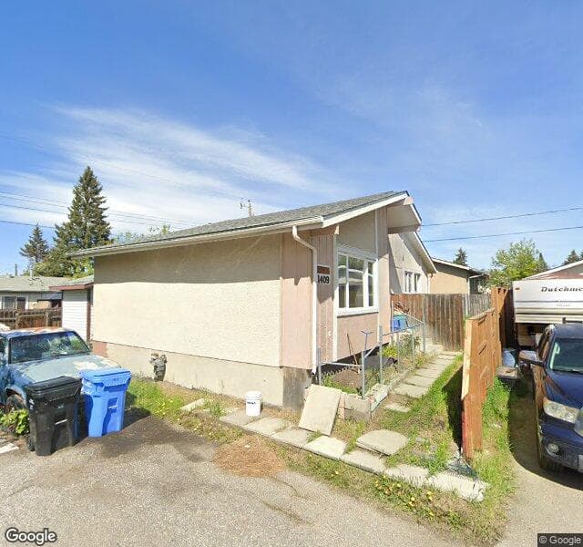 Street view of 1409 Olympia Drive SE, Calgary