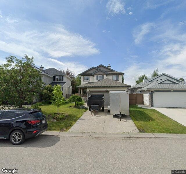 Street view of 102 Chaparral Park SE, Calgary