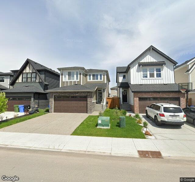 Street view of 158 Creekstone Passage SW, Calgary