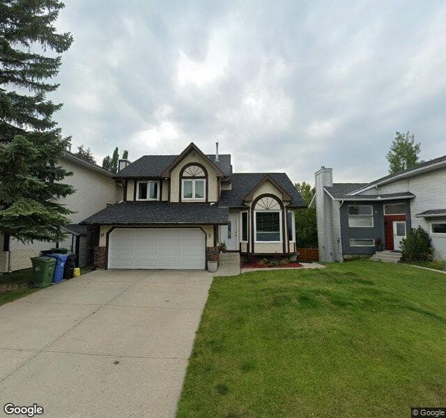 Street view of 112 Scenic Hill Close NW, Calgary