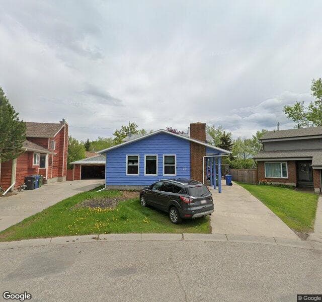 Street view of 20 Deerbow Circle SE, Calgary