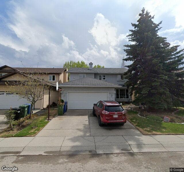 Street view of 121 Hawktree Green NW, Calgary