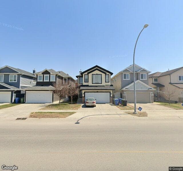 Street view of 148 Saddlecrest Boulevard NE, Calgary