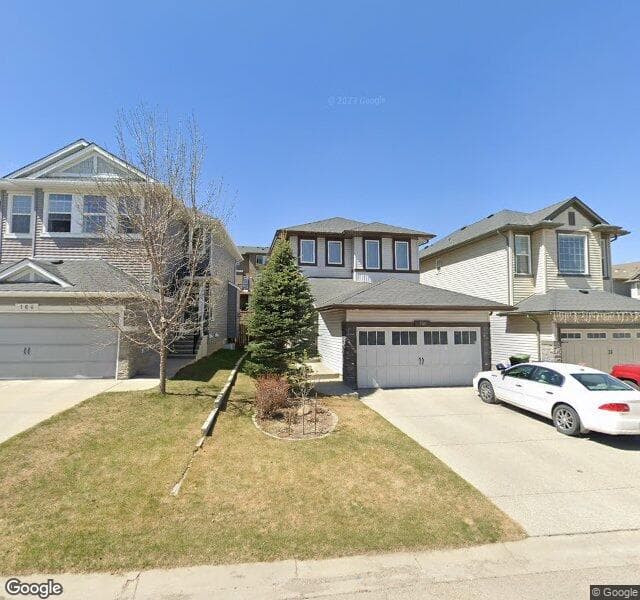 Street view of 160 Sage Valley Circle NW, Calgary