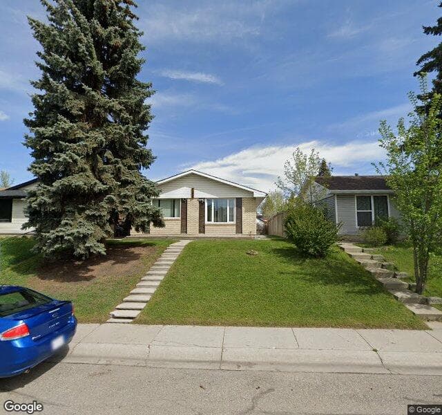 Street view of 158 Dovercliffe Close SE, Calgary