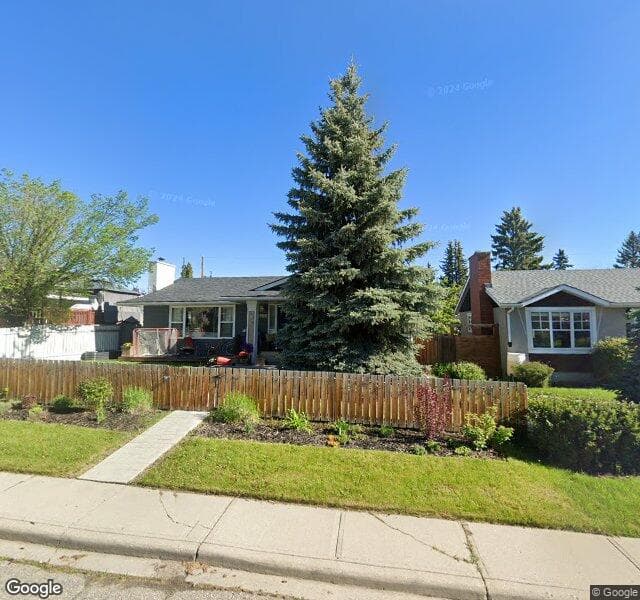 Street view of 1416 108 Avenue SW, Calgary