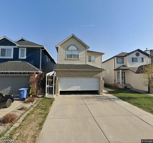 Street view of 117 Saddlecreek Point NE, Calgary