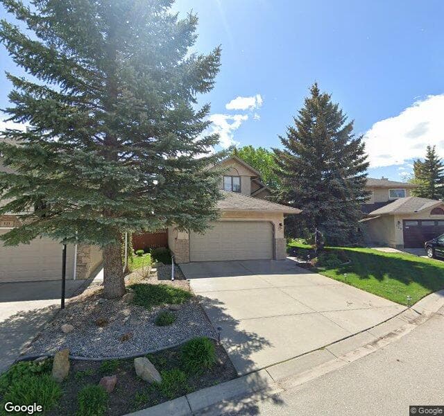 Street view of 125 Mount Sparrowhawk Place SE, Calgary