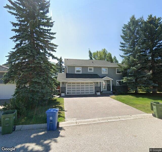Street view of 164 Strathbury Circle SW, Calgary