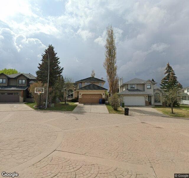 Street view of 113 Hawkstone Court NW, Calgary