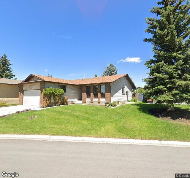 Street view of 300 Woodside Circle SW, Calgary