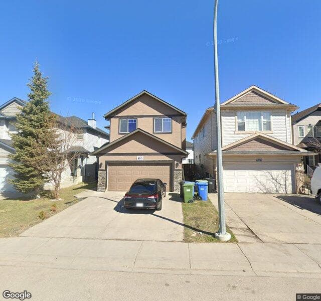 Street view of 121 Saddlecrest Green NE, Calgary