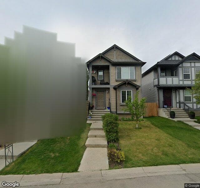 Street view of 2118 New Brighton Park SE, Calgary