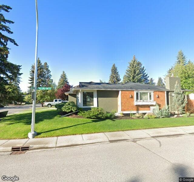 Street view of 12201 Lake Erie Road SE, Calgary