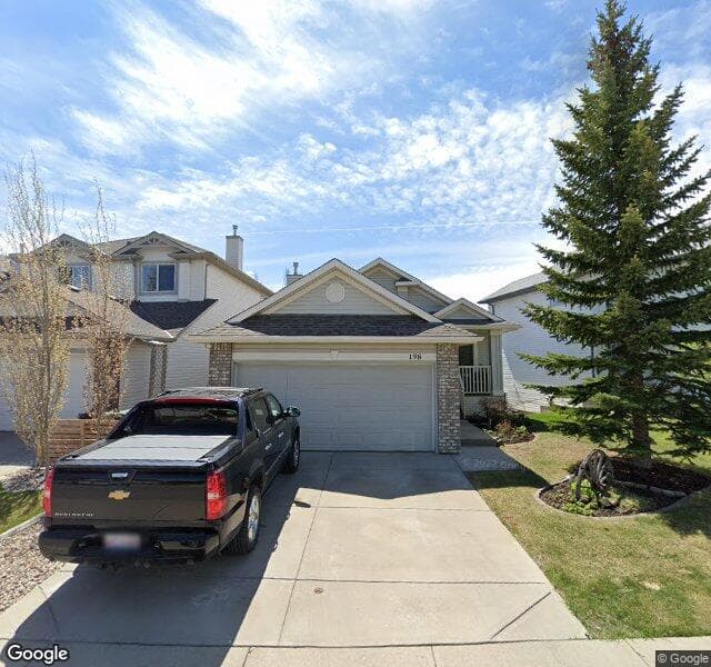 Street view of 198 Tuscany Meadows Heights NW, Calgary