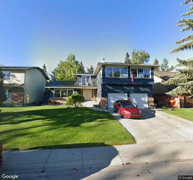 Street view of 215 Oakfern Way SW, Calgary