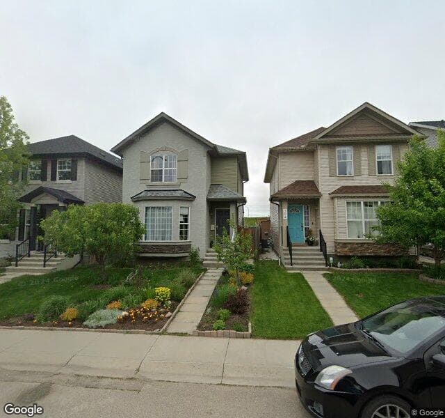 Street view of 308 Cranberry Circle SE, Calgary
