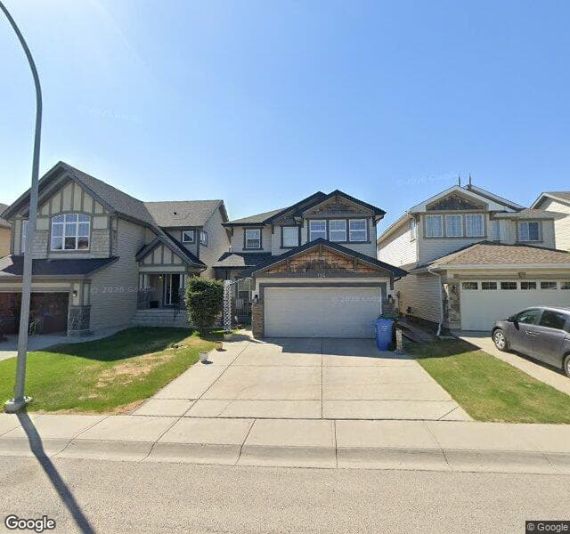 Street view of 114 Panamount View NW, Calgary
