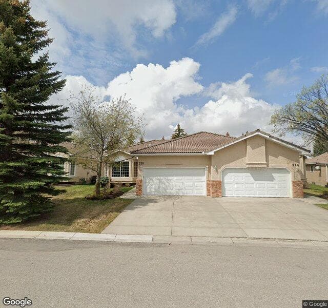 Street view of 218 Hamptons Park NW, Calgary