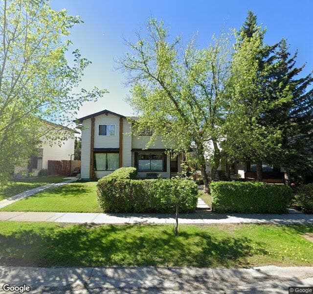 Street view of 3746 Cedarille Drive SW, Calgary