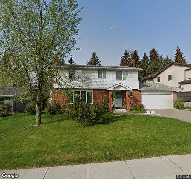 Street view of 1615 Cayuga Drive NW, Calgary