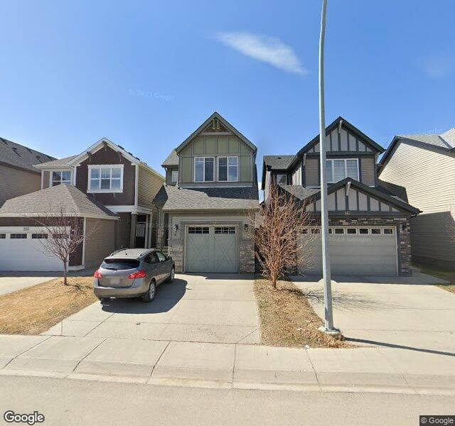 Street view of 146 Skyview Point Crescent NE, Calgary
