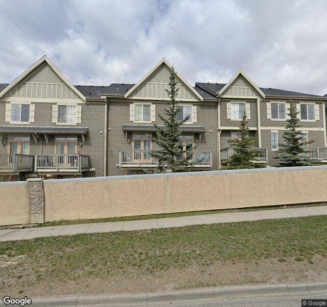 Street view of 1410-125 Panatella Way NW, Calgary