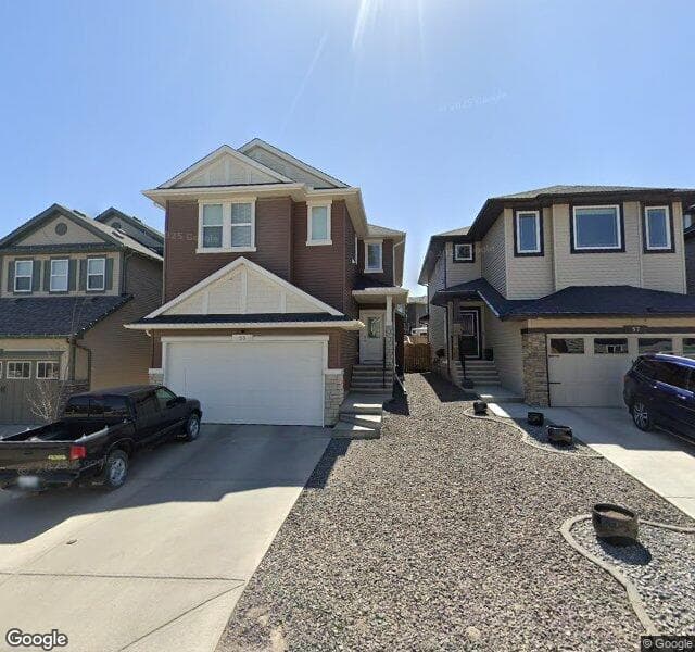 Street view of 53 Sage Berry Link NW, Calgary