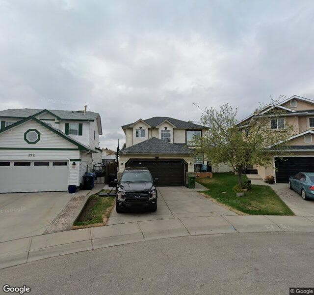Street view of 196 Hidden Circle NW, Calgary
